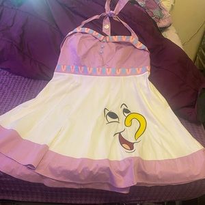 Disney Dress Shop Chip and Mrs. Potts 50’s style dress